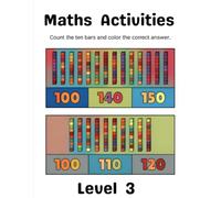 Maths Activity Level 3: Place Value, Tens & Ones, Number Bonds, Fractions & Skip Counting by 2s - Engaging Math Practice for Kids Ages 6-9