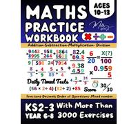Maths Book for 10-13 Year Olds, Addition, Subtraction, Multiplication, Division, Fractions, and Decimals,Order of Operation (PEMDAS / BODMAS): KS2 to ... on Fraction and Decimals,Math Garde 5, 6,7