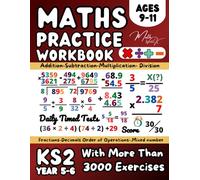 Maths Book for 9-11 Year Olds, Addition, Subtraction, Multiplication, Division, Fractions, and Decimals, Order of Operation (PEMDAS / BODMAS): KS2 ... on Fraction and Decimals, Math Garde 4, 5