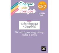 Maths CE2 Chaque jour compte !: Guide pédagogique + diaporamas