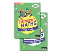 Maths CE2 Tandem: Mon fichier + Mon cahier de géométrie