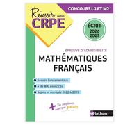 Maths - Français: Epreuve d'admissibilité écrit - Concours L3 et M2