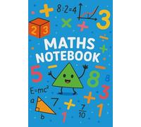 Maths Notebook for Kids: Fun Graph Paper Workbook for Math Practice - 60 Pages, A5 Size