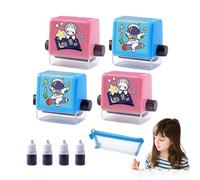 Maths Roller Stamp,Math Stamp Roller,Roller Digital Stamps,Addition Subtraction Multiplication Division Math Learning Stampses,Math Practice for Preschool & Classroom (MIX*4)