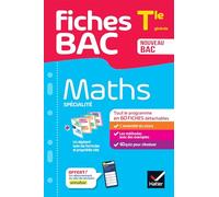 Maths spécialité Tle générale: tout le programme en fiches de révision détachables: 4