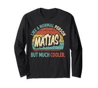 MATIAS Come Una Persona Normale Ma Molto Più Fresco Vintage Maglia a Manica