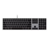 Matias FK316CB Wired USB-C® Keyboard for Mac - Space Gray - U.S. Version USB