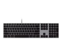 Matias FK316CB Wired USB-C® Keyboard for Mac - Space Gray - U.S. Version USB T