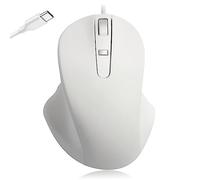 Matias USB-C Maus aus PBT, kabelgebunden, weiss