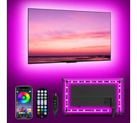 MATICOD Luci a LED per retroilluminazione a LED, 5M RGB Led Strip Lights per TV Luci dietro, Striscia di luce Led USB per TV, Controllo APP Bluetooth Sincronizzazione musicale…