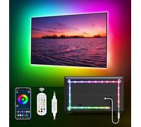 MATICOD - Luci LED per retroilluminazione a LED, 4 m, RGBIC LED per TV dietro, striscia luminosa LED USB per TV da 45 a 75 pollici con Bluetooth Smart App Remote Control Music Sync, RGBIC 5050…