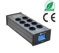 MATIHUR e-TP80 Rumore audio Filtro di alimentazione CA Condizionatore di potenza Purificatore di potenza Protezione contro le sovratensioni con prese EU Multipresa E-TP40EB