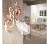 MATILDE Applique in Ferro Battuto Stile Rustico Arte Povera Classico