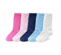 MATILDE KIDS Calze Alte Bambino Cotone, Rosa, 27/30, Set 5 Paia