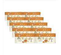 Matilde Vicenzi - Bocconcini di Pasta Sfoglia, Croccanti e Delicati, Snack Dolce di Raffinata Pasticceria Ripieno di Farcitura di Albicocche e Vaniglia, Formato Scorta, 10 Confezioni Singole, 900 gr