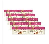 Matilde Vicenzi - Bocconcini di Pasta Sfoglia, Croccanti e Delicati, Snack Dolce di Raffinata Pasticceria Ripieno di Farcitura al Lampone, Formato Scorta, 10 Confezioni Singole, 900 gr