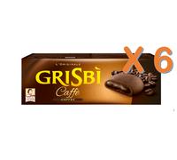 " Matilde Vicenzi " GRISBI' biscotti al cacao con crema al caffè 6X150g