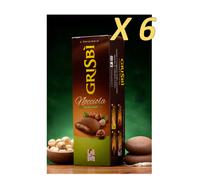 " Matilde Vicenzi " GRISBI' biscotti al cacao con crema alla nocciola 6 X 150g