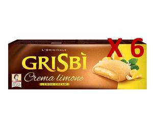 " Matilde Vicenzi " GRISBI' biscotti di pastafrolla con crema al limone 6X150g