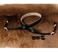 Matin Foxy 20 - Strap in pelle per fotocamera, colore: Nero