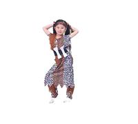 Matissa, costume da grotta di Halloween, per ragazza selvaggia, per feste in maschera (grande, grotta)