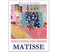 Matisse Wall Art Exhibition - Arredamento estetico della camera Poster e stampe, Henri Matisse Accessori per la camera e stampa da parete Minimalista Wall Art Apartment Decor Home Decor (60cm x 80cm)