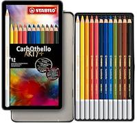 MATITA COLORATA PREMIUM - STABILO CARBOTHELLO - SCATOLA IN METALLO DA 12 - COLOR