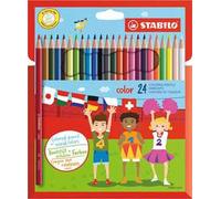Matite colorate Stabilo - 162967 Matite da disegno colorate di colori assortiti e tratto 2.5 mm in confezione da 24 Pz.