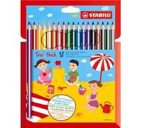 Pastelli Trio Thick - diametro mina 4,2 mm - con temperino - colori assortiti -