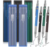 Matita Con 60 Ricariche Rotonde Matita Meccanica Penna Metallica