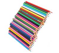Matita da Disegno, Portapenne Esagonale, Matita Colorata, Lucido Brillante, con Pennello (48 colori)