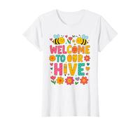 Matita da Miele con Scritta Welcome To Our Hive Bee Teacher Classroom Maglietta