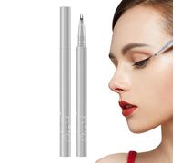 Matita eyeliner | Penna tampone eyeliner liquido nero a doppia punta | Matita per gli occhi, fodera per ciglia, delicata sulla pelle, 5,31 pollici | Penna per tampone eyeliner alato liquido imper