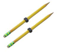 Matita filettata Fidget, matita filettata per ADHD, Twist and Write ponderata matite in legno Fidget, penna a decompressione con dado rotante per familiari, amici e bambini per alleviare lo stress (2