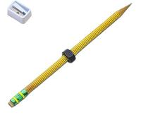 Matita filettata Fidget, Twist and Write ponderata in legno, matita filettata per ADHD, penna a decompressione con dado rotante, perfetta per scuola, ufficio, casa, regalo di compleanno (1 pz)