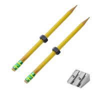 Matita for Adhd - Matita Con Filettatura for Adhd E Ansia, Matita Con Filettatura, Penna a Compressione Nut D-E, Matite in Legno Con Peso for Bambini, For Scuola, Ufficio, Casa(2pcs)