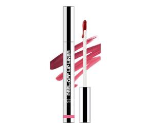 Matita Labbra a Scollatura, Tinta Labbra Impermeabile e Lunga Tenuta a Finitura Mat, Resistente al Trasferimento, 8 Tonalità, con Acido Ialuronico Lip Plumper (#0, 30g)