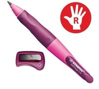 Matita meccanica ergonomica STABILO easyergo 3,15 per destrimani, rosa con temperino