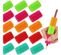 Matita morbida impugnatura per matite in età prescolare colorata, supporto imbottito perfetto per matite colorate, aiuto per la scrittura, supporto ergonomico universale per la scrittura per destrorsi