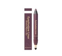 Matita ombretto a doppia punta - Colore naturale e modulabile, formula delicata per l'uso quotidiano, resistente alle sbavature e facile da sfumare (disponibile in 6 tonalità, 2 g ciascuna)