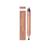 Matita ombretto a doppia punta - Colore naturale e modulabile, formula delicata per l'uso quotidiano, resistente alle sbavature e facile da sfumare (disponibile in 6 tonalità, 2 g ciascuna)