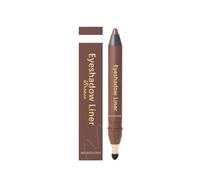 Matita ombretto a doppia punta - Colore naturale e modulabile, formula delicata per l'uso quotidiano, resistente alle sbavature e facile da sfumare (disponibile in 6 tonalità, 2 g ciascuna)