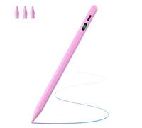 Matita per Apple, inclinazione sensibile Palm Rejection, penna stilo per iPad A16 11/10/9/8/7/6 generazione, iPad Pro 12,9"/13"/11" M4, iPad Air M3/M2/5/4/3, iPad mini A17 7/6/5 Gen Fast Charge (viola