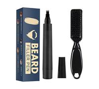 Matita per Barba da Uomo,Matita riempitiva per Barba per Uomo - Kit Penna per riempimento Barba con Pennello, Prova di Sudore, Strumento di riempimento Colore per Barba, Baffi, Sopracciglia Yiida