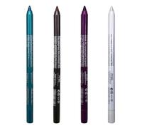 Matita per eyeliner 4pcs 4 colori a prova di perle a prova di perle resistenza eyeliner da brivido 8, 5 g impermeabile per occhiali da matita di ombretto, stile 3