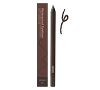 Matita per eyeliner, duo eyeliner impermeabile da 24 ore a matita per occhi affilabili, matita per occhiali da 2 in 1 e sopracciglia, liscia e facile da colorare (Marrone)