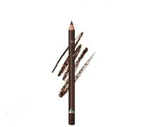 Matita per eyeliner e sopracciglia waterproof, matita occhi 2 in 1 con doppio temperino, senza sbavature, applicazione fluida a lunga durata per ciglia, rima interna e sopracciglia