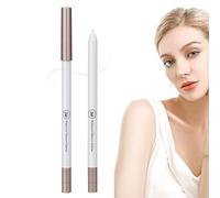 Matita per eyeliner - Matita per eyeliner impermeabile | Eyeliner baco da seta | Matita per eyeliner a lunga tenuta | Matita per occhi da donna | Matita per eyeliner, per evidenziare il trucco delle c