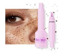 Matita per lentiggini di colore marrone medio, impermeabile, con lentiggini naturale, durevole, per 24 ore, ad asciugatura rapida, 5 artigli per una bellezza realistica