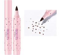 Matita per Lentiggini, Penna Magica per Lentiggini Finte Naturali e Realistiche, Impermeabile Lunga Durata per Makeup Effetto Baciato dal Sole (Marrone Scuro)